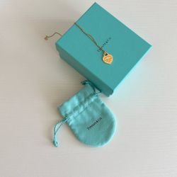 Tiffany Heart Pendant 18K Yellow Gold