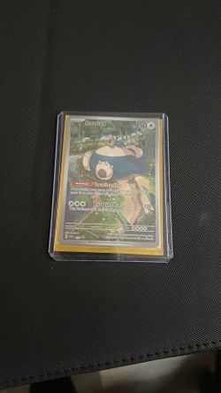 Snorlax 151 promo card