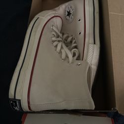 Cream Converse (men’s 6.5/women’s size 8.5— $30 OBO — Anaheim pickup today