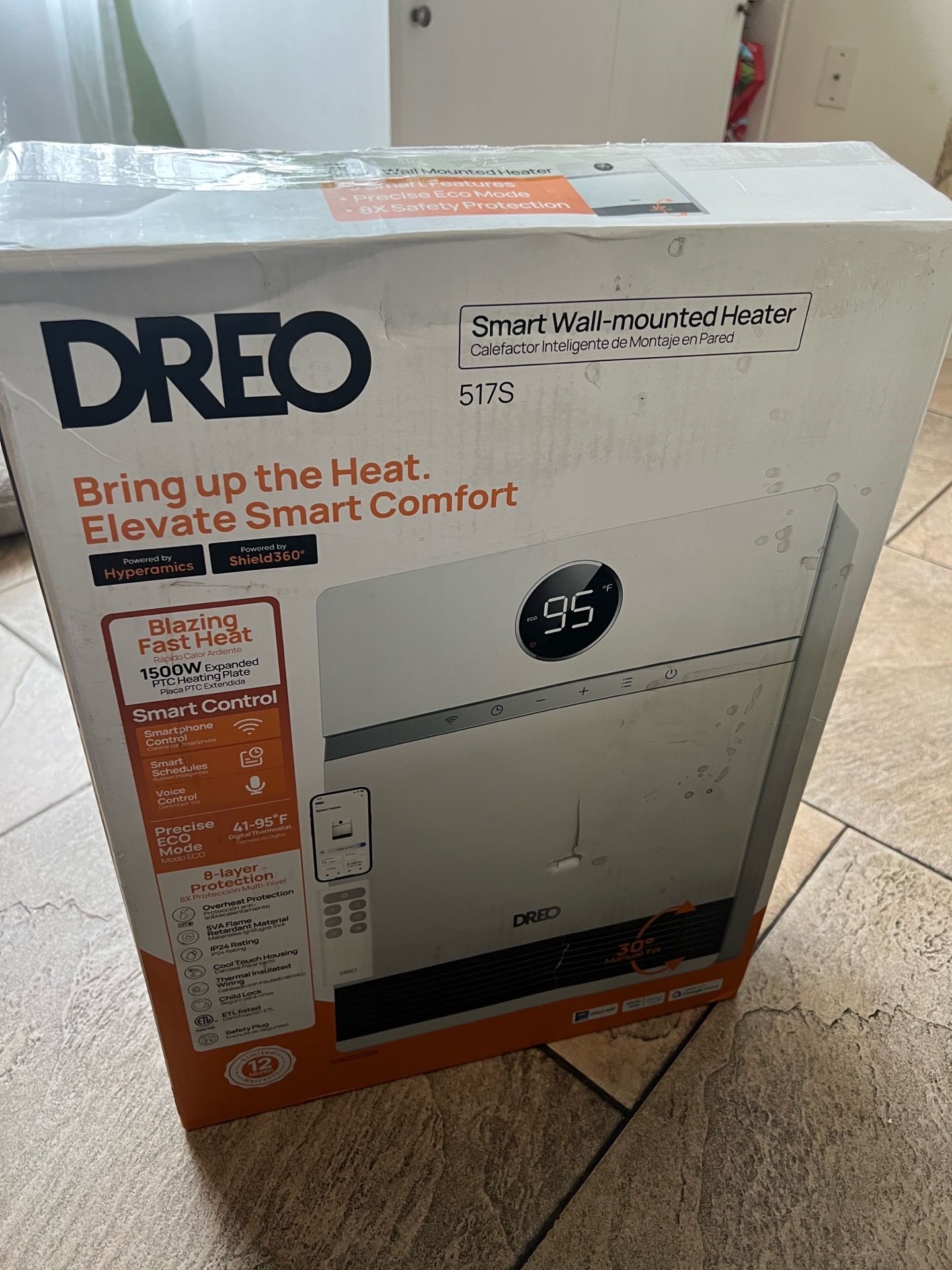 Dreo Smart Wall Mounted Heater