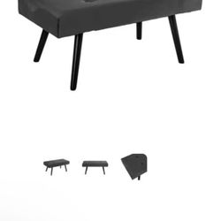 Bench / Grey Padded Bench