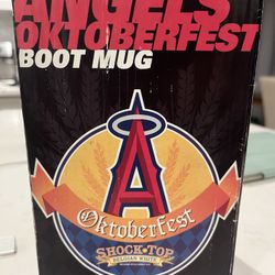 Angels Oktoberfest Glass Boot Mug 