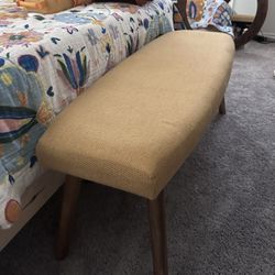 Yellow End-of-Bed Bench