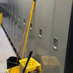 (80) Gym Lockers Steel 6' Tall.... Hurry They Go Fast
