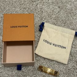 Louis Vuitton nanogram gold cuff $600