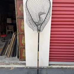 Frabill Capture Fishing Landing Net 48” Handle Large 34x41 Net Salmon Steelhead