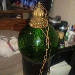 Antique Lamp Green Lamp