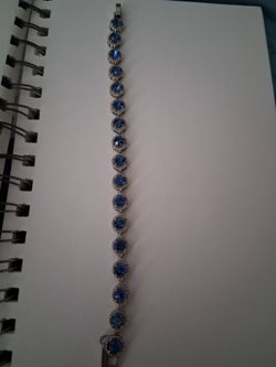 Blue bracelet