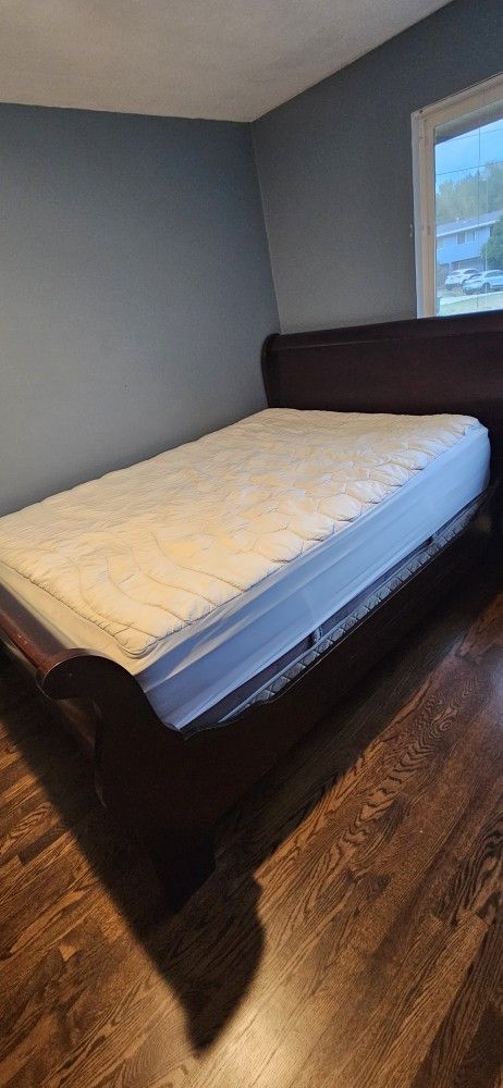 Queen Size Bed Frame - Mattress Not Included 