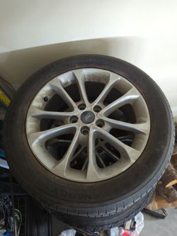 Set Of 4 Rims W/ Tires
