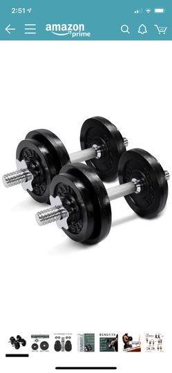 BRAND NEW Yes4All Adjustable Dumbbells 60 lb set