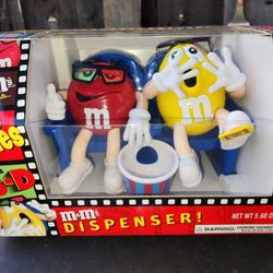 m&m's Candy Dispenser and Cup Set Both New