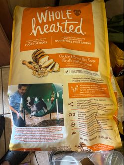 Whole hearted dry dog food