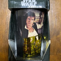 Star Wars Hans Shot First Pint Glass 