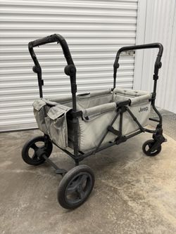 Jeep Wrangler Stroller Wagon - Gray