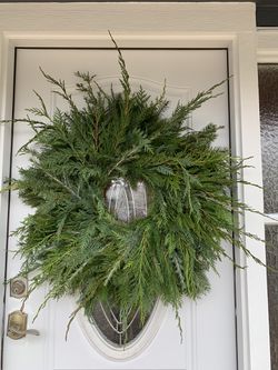 Holiday wreath.