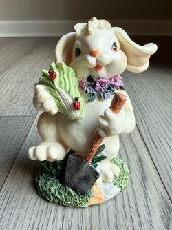 Vintage K's Collection Rabbit Figurine 4.75”