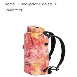 Icemule Backpack Coolers, Mango & Tie-dye, 9 Liters