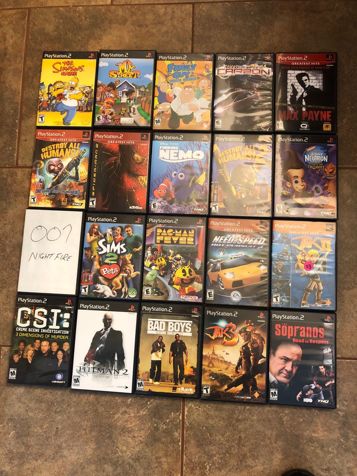 PS2 games. All very nice condition $60