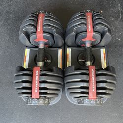 BowFlex SelectTech 552 Adjustable Dumbbells…. Home Gym Fitness…. $260 Price Is Firm!!!