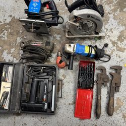 Assortment Of Corded Tools And Others. All Work. Must Pickup