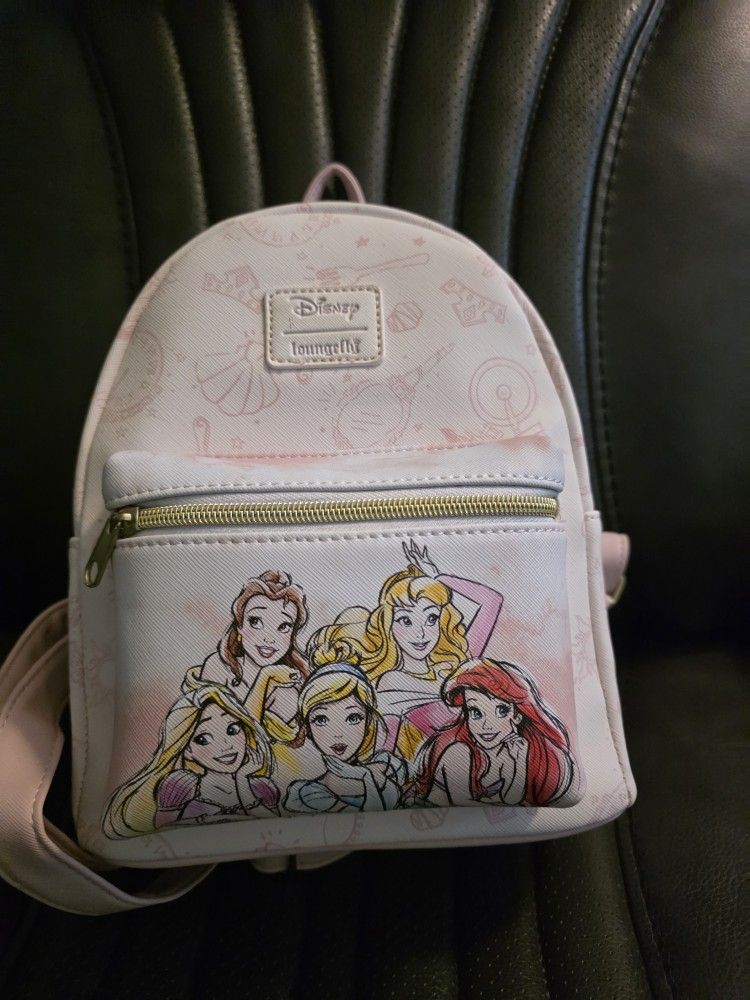 DISNEY PRINCESSES LOUNGEFLY MINI BACKPACK