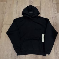 Essentials Fear Of God Black Limo Hoodie