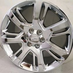 Escalade Stock 22" Wheels Chrome Rims OEM 