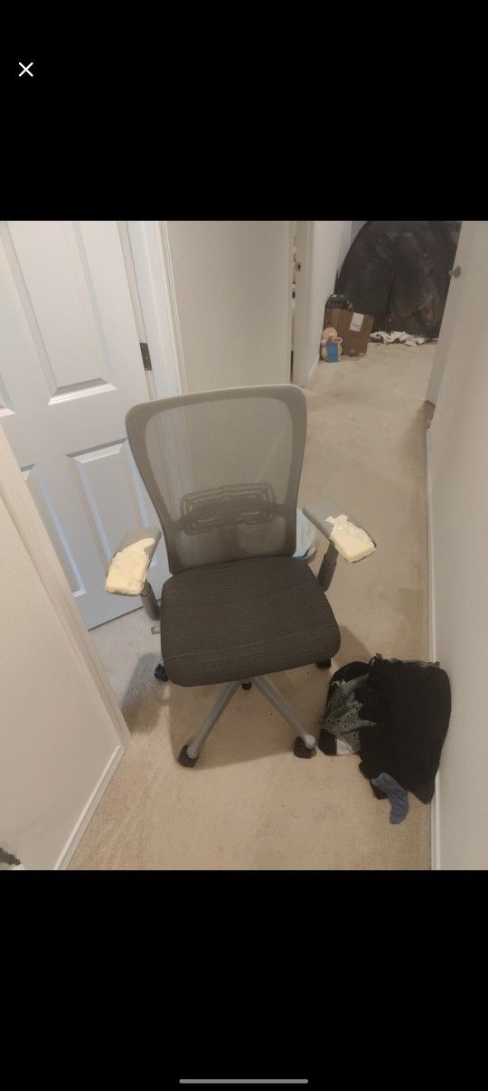 Free Office Chair, Worn Armrests