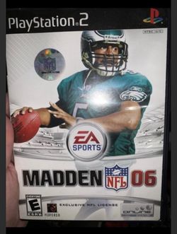 PlayStation 2 NFL MADDEN game
