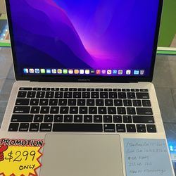 MacBook Pro 13” 2017 Intel Core , 8gb Ram,256GB Flash SSD, macOS Monterey Comes with $90 worth Microsoft office package installed . Charger i