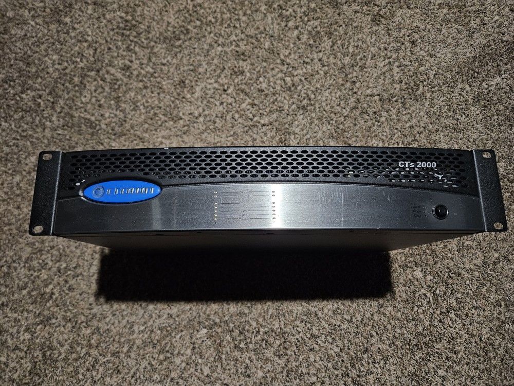 Crown Cts 2000 Amplifier With HiQnet Card