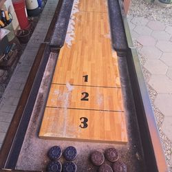 Shuffle Board Table.  