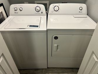 Amana full size Washer & Dryer