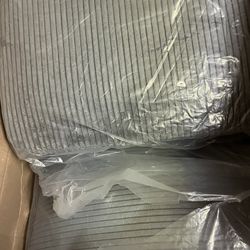 Couch Cushions With Ottoman footstool 