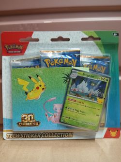 Pokemon tcg 30th celebration tech sticker collection