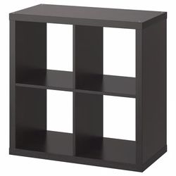 Kallax Storage Shelf Black-Brown 30 1/8”x30 1/8” (bigger shelf/storage also available) shelving Ikea