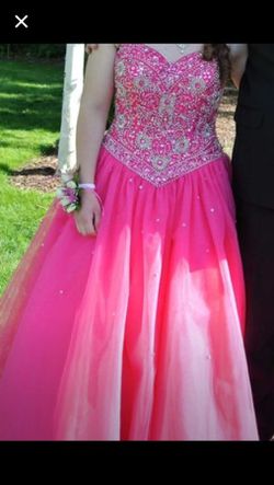 Beautiful ball gown prom dress