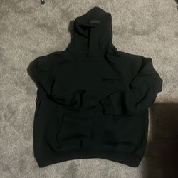 Black essentials hoodie