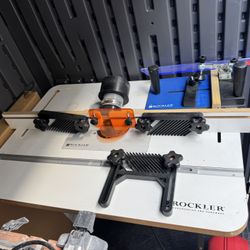 Rockler Router Table And Dewalt Router
