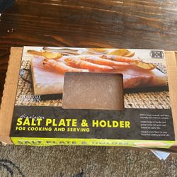 Salt Plate And Holder