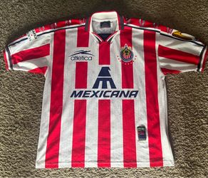 1997-98 Chivas De Guadalajara Soccer Jersey, Mens Large. Authentic Atlética