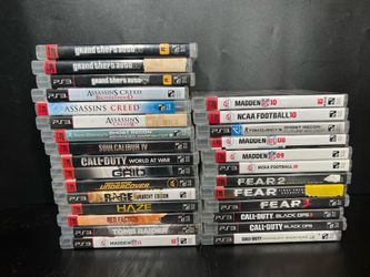 PlayStation 3 Video Game Lot of 29