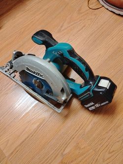 Makita lxt 18 volt circular saw w/battery