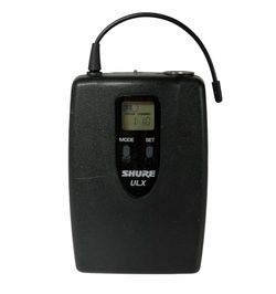 Shure ULX1 J1 Wireless Bodypack Transmitter - Band J1 Range: 554–590 MHz