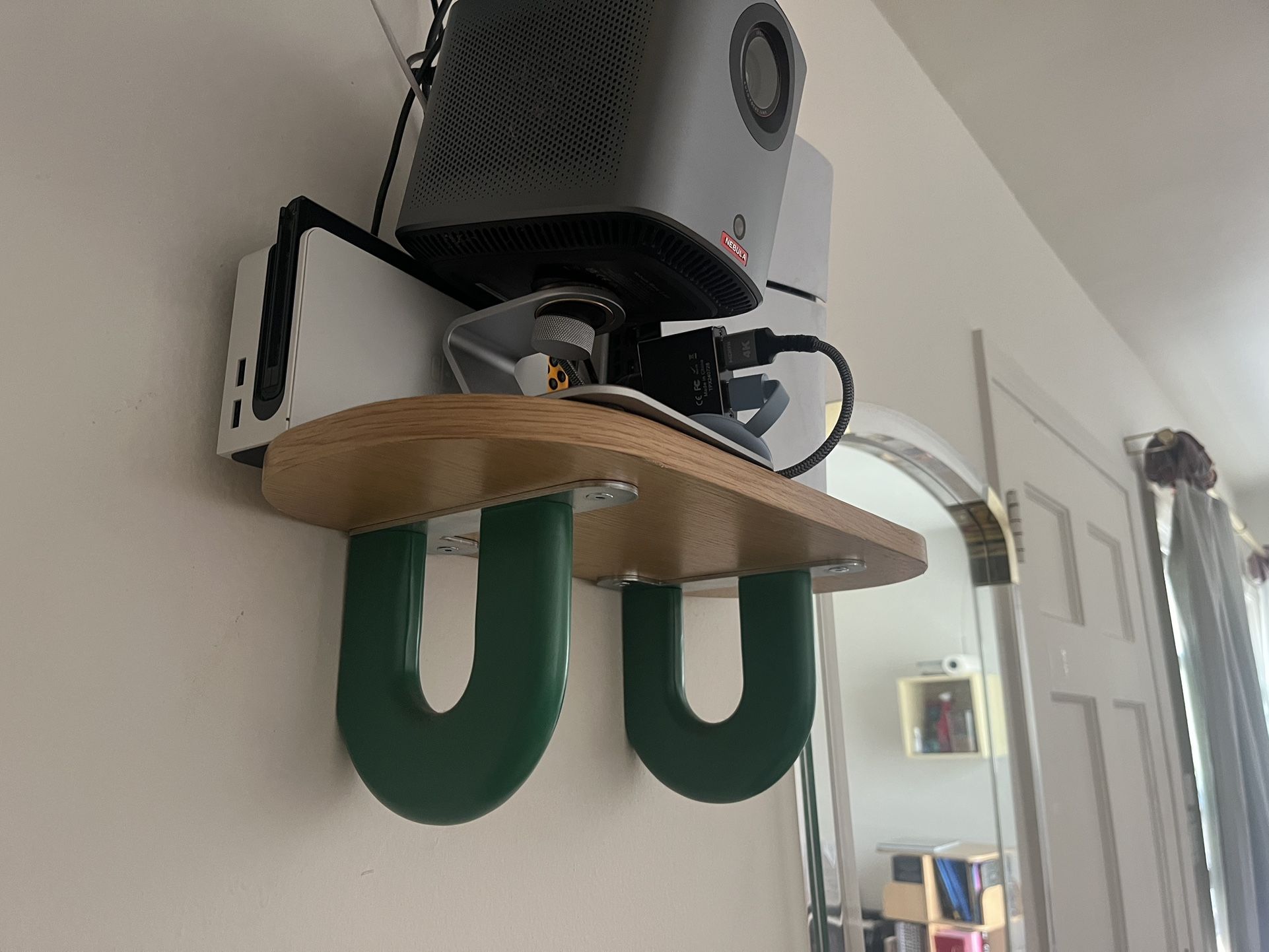 Small Wall Shelf Green
