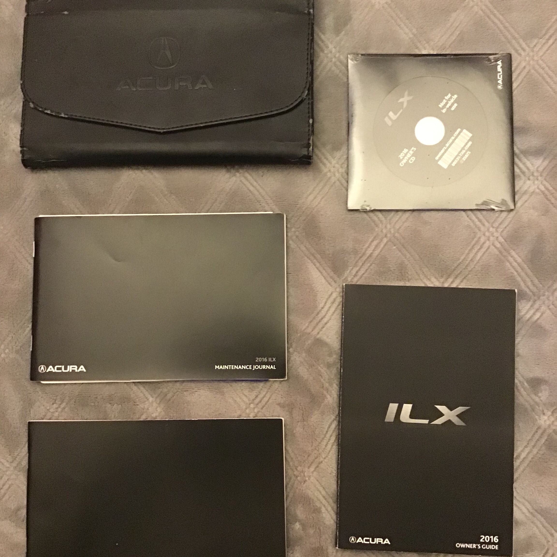 Owner’s Manual For 2016 Acura ILX OEM