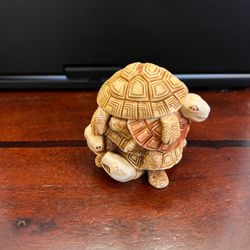 Slow and steady turtle trinket box by Harmony Kingdom