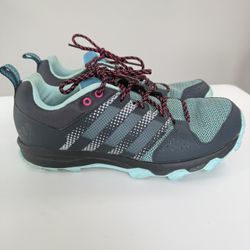 Adidas Galaxy Trail Women’s Running Shoes – Aqua & Charcoal Size 8