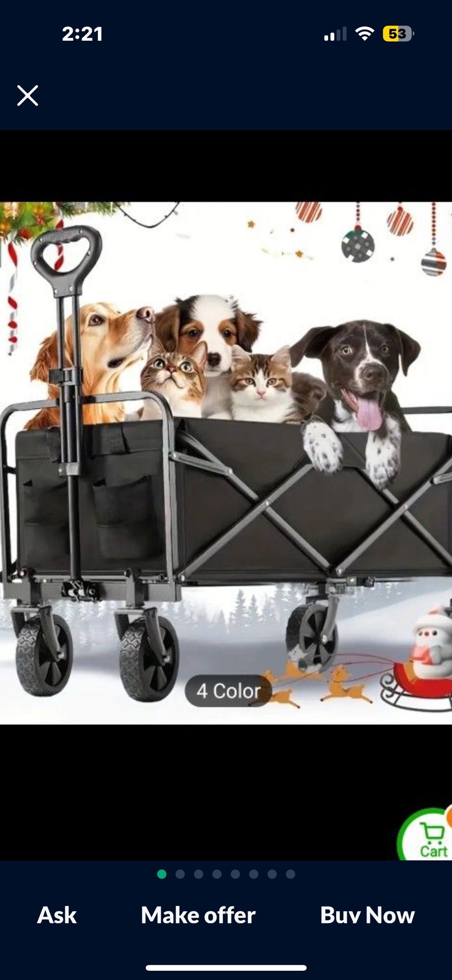 Wagon Wheel Cart